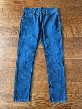 Mott & Bow Jeans Men 32x31(see Desc) Blue Denim Stretch Mosco Slim Fit Dark Wash